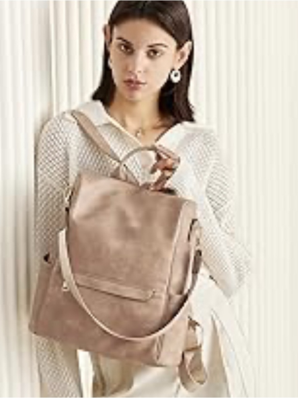 Cluci Large Capacity Fashion Designer Womens Backpack Purse